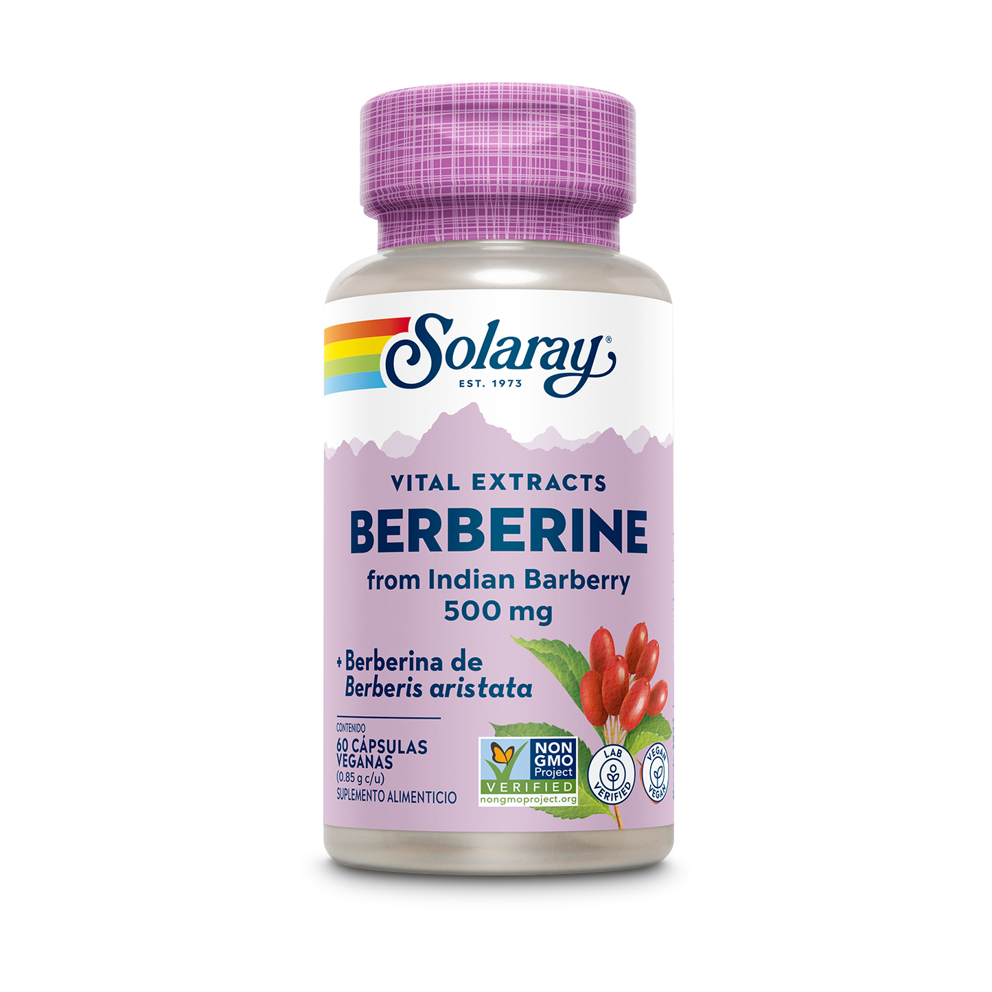 Solaray Berberine 500mg 60 Cap