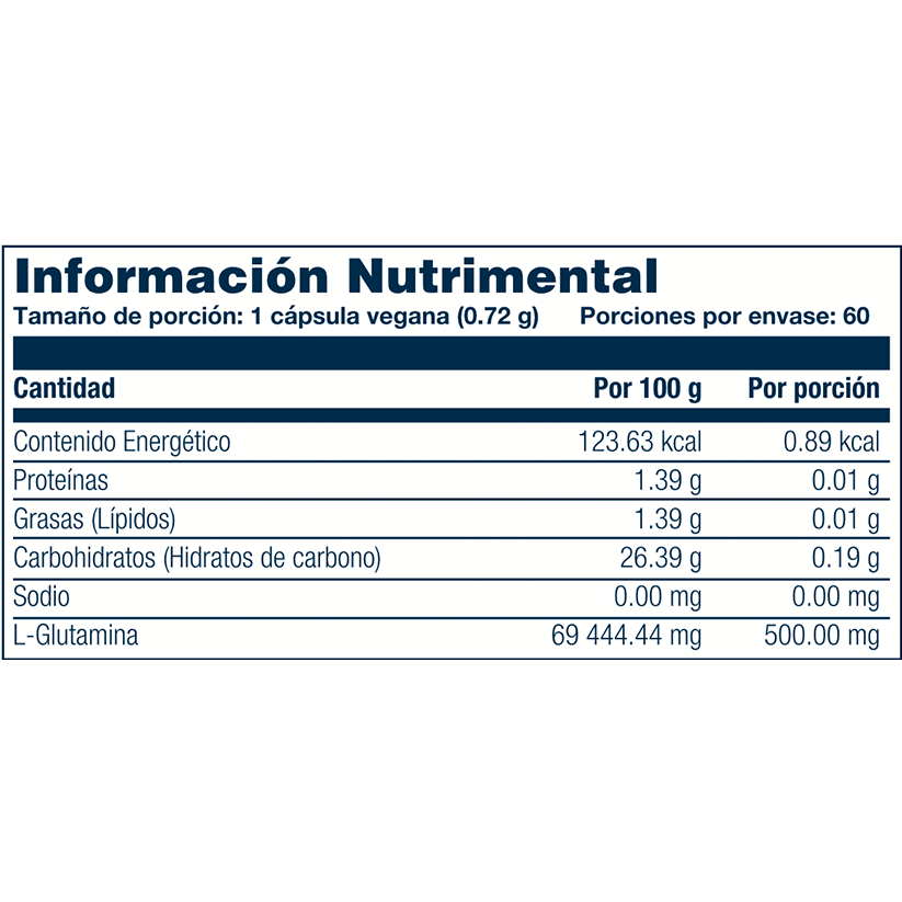 Solaray L-Glutamine 500mg 60 cap