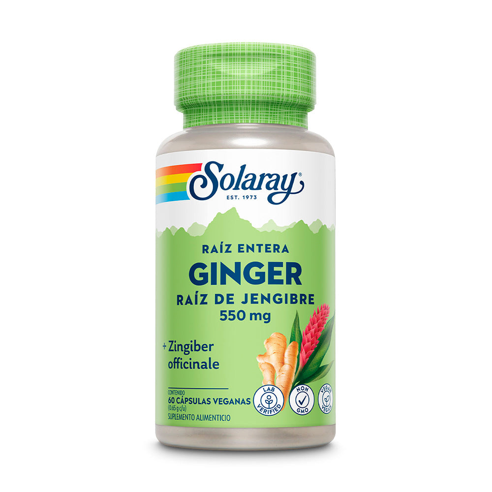 Solaray Ginger 550mg 60 cap