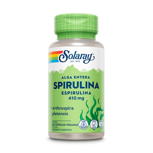 Solaray Spirulina Alga 410mg 60ct