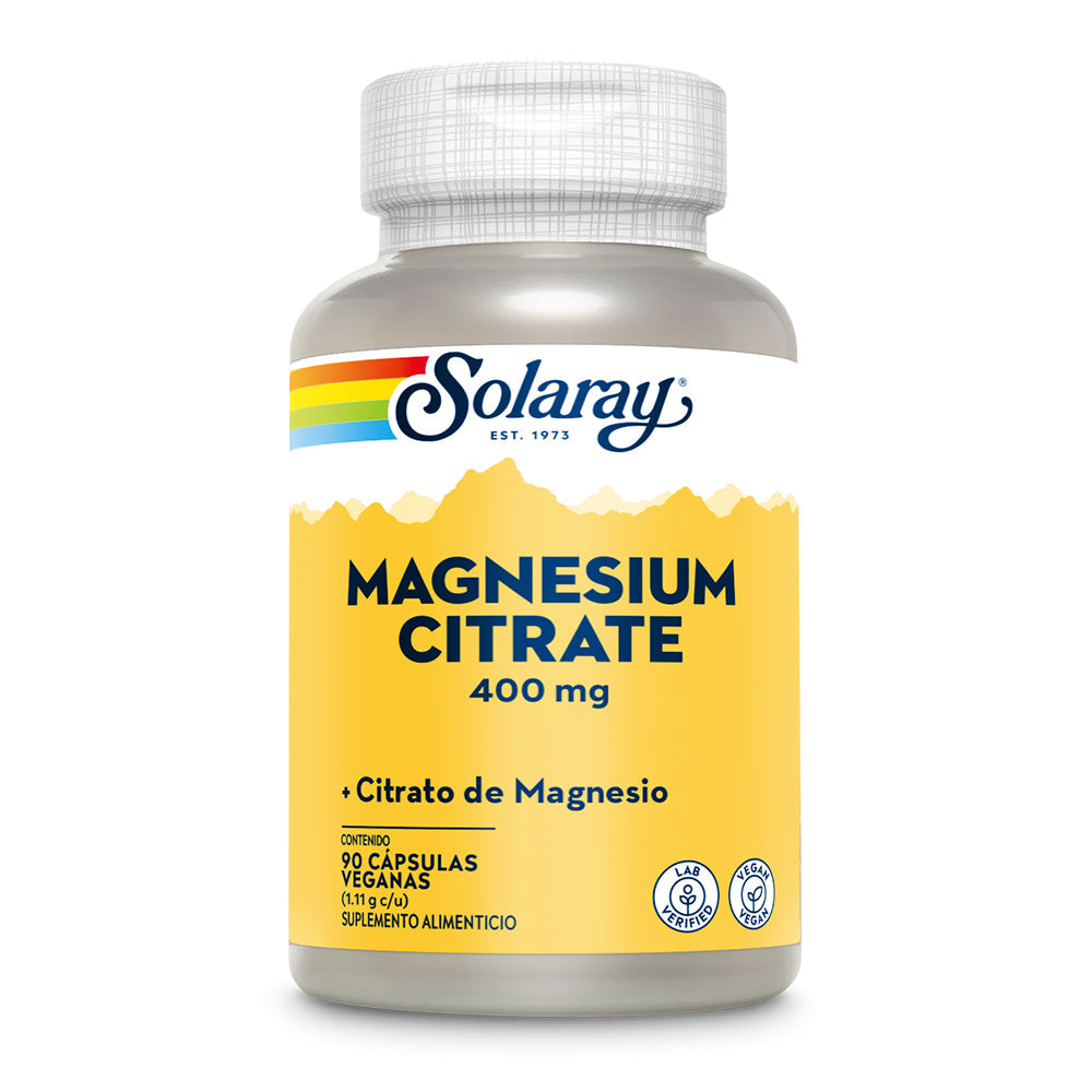 Solaray Magnesium Citrate 400 mg 90 Cap