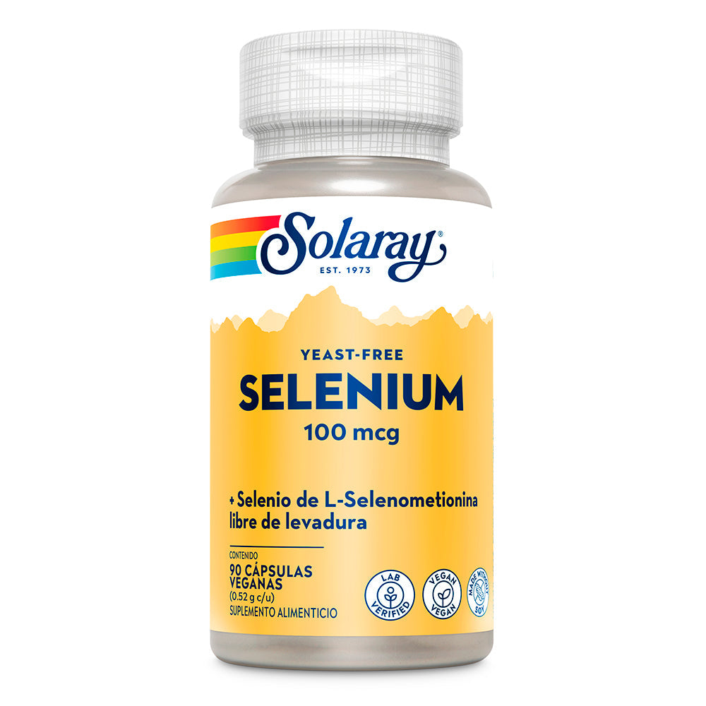 Solaray Selenium 100 mcg 90 Cap