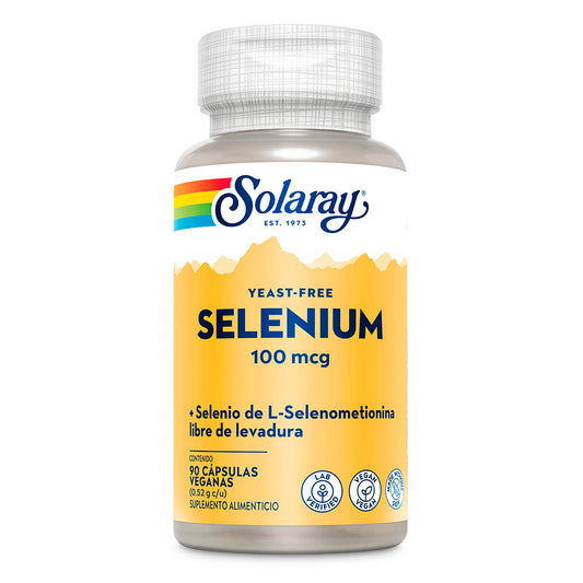 Solaray Selenium 100 mcg 90 Cap